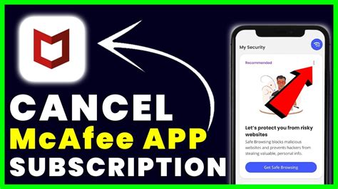 How to switch subscriptions in your McAfee app or service.